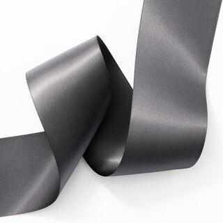 Ruban de satin [50 mm] – gris foncé, 