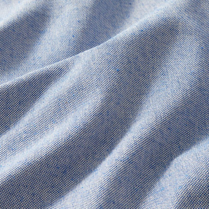 Tissu de décoration Semi-panama bicolore – bleu roi/nature,  image number 2