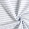 Tissu en coton Cretonne rayures décontractées – gris clair/blanc,  thumbnail number 3