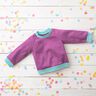 French Terry léger uni – lilas rouge,  thumbnail number 11