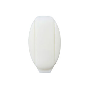 Extrémité de cordon Clip [Longueur : 25 mm] – blanc, 