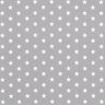 Popeline coton Moyens étoiles – gris/blanc,  thumbnail number 1
