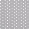 Popeline coton Moyens étoiles – gris/blanc,  thumbnail number 1