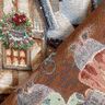panneau décoratif Gobelin lapins de Noël – bleu clair/carmin,  thumbnail number 4