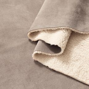 Velours avec intérieur en polaire Sherpa – anémone, 