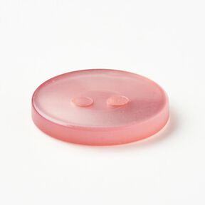 Bouton 2 trous brillant [Ø 15 mm] – rose, 