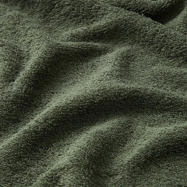 Tissu éponge – olive foncé,  image number 3