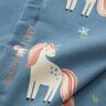Jersey coton Jolies licornes scintillantes – gris bleu,  thumbnail number 3