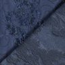 Jacquard d’habillement Brocart Fleurs – bleu marine,  thumbnail number 4