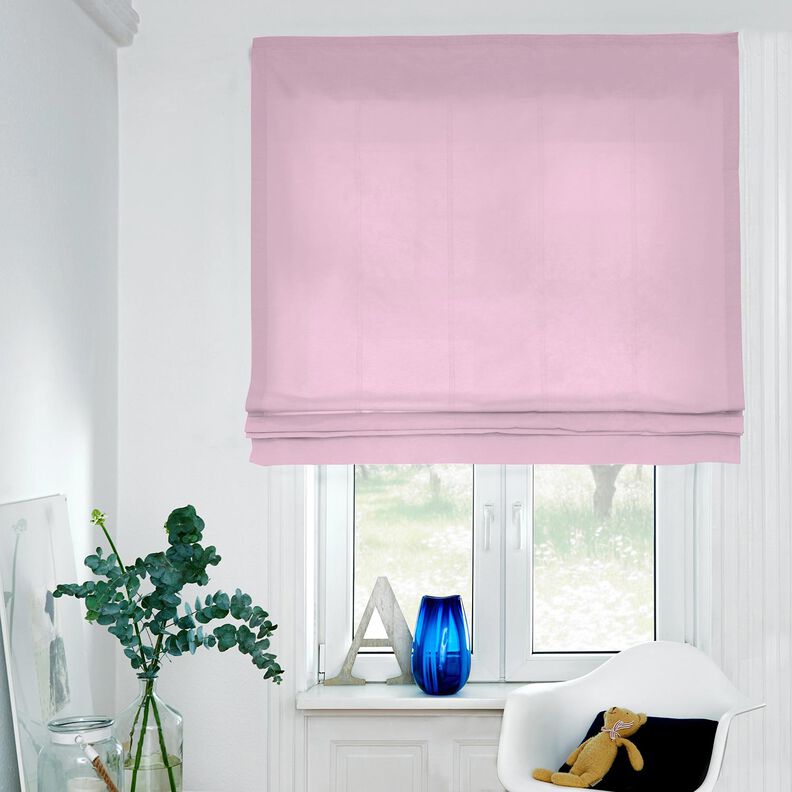 Pur lin lourd Uni – violet pastel,  image number 5