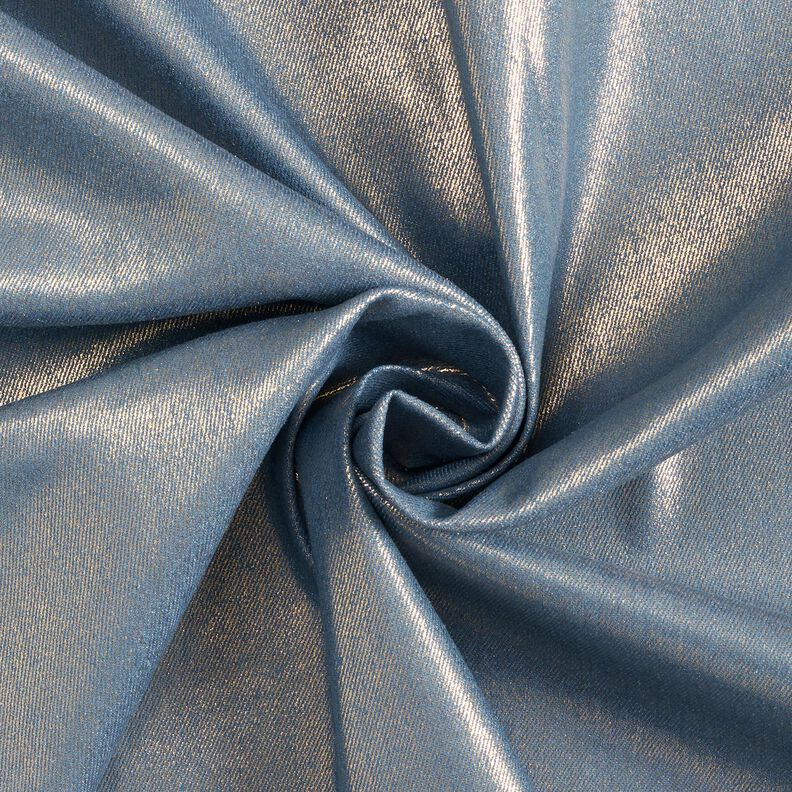 Denim stretch métallisé – bleu jean/argent métallisé,  image number 1