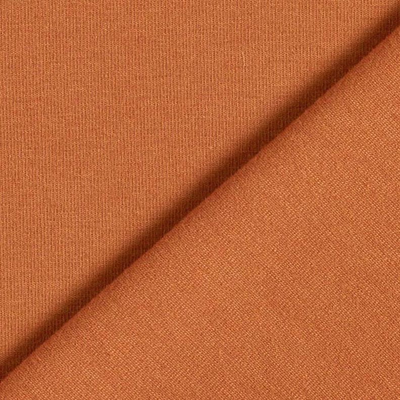 Jersey coton Medium uni – terre cuite,  image number 3
