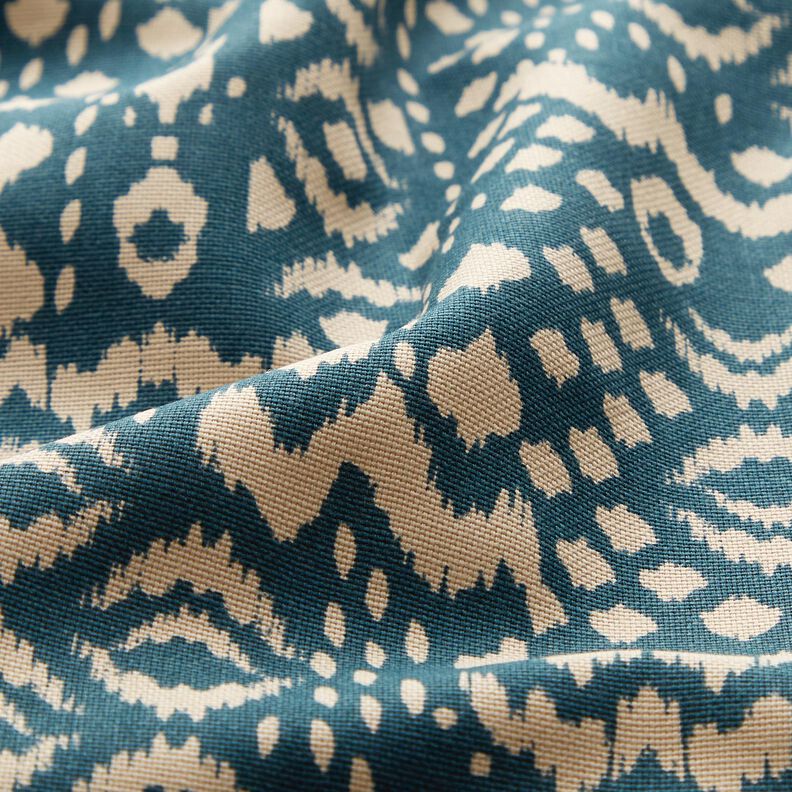 Tissu de décoration Canvas Ethnique – pétrole/nature, image number 2