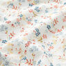 Tissu double gaze de coton Vrilles de fleurs romantiques – blanc,  thumbnail number 2
