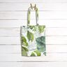 Tissu décoratif Toile grandes feuilles de monstera – blanc/vert herbe,  thumbnail number 6