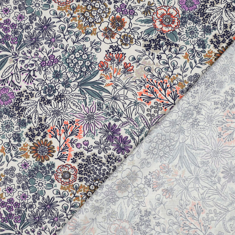 Popeline coton Fleurs sauvages | Poppy Fabrics – blanc, image number 4