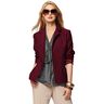 Bi-Stretch Gabardine – rouge bordeaux,  thumbnail number 6