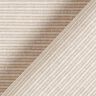 Tissu de décoration Canvas fines rayures recyclé – beige foncé,  thumbnail number 4