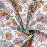 Coton enduit Océan de fleurs – blanc,  thumbnail number 4