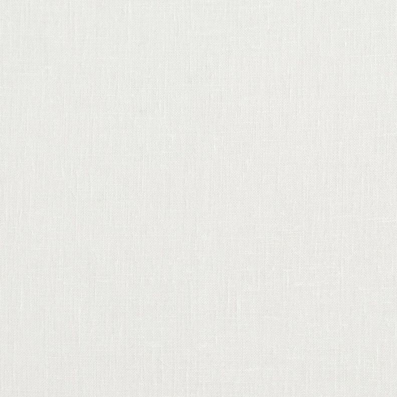 Tissu pour voilages Mélange lin Uni – écru, image number 1
