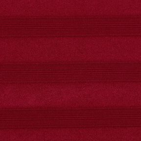 Jersey larges rayures structurées – rouge bordeaux, 
