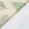 Tissu de décoration Semi-panama Feuilles dessinées – beige clair/roseau,  thumbnail number 4