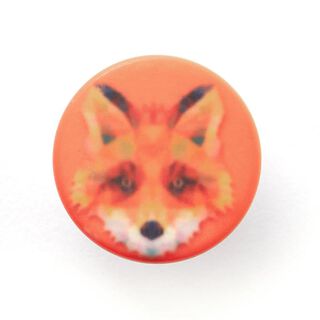 Bouton à queue Renard [  Ø15 mm ] – orange, 