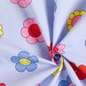 Coton enduit Fleurs joyeuses | Poppy Fabrics – bleu bébé/rose,  thumbnail number 4