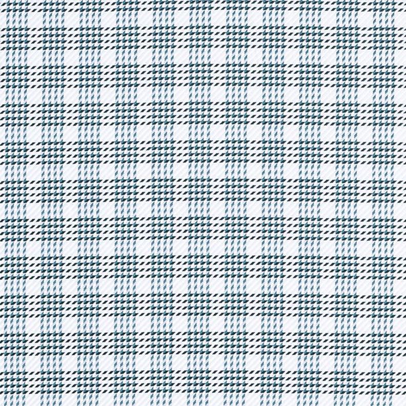 Tissu pour chemisier Pied de poule – blanc/anthracite,  image number 1
