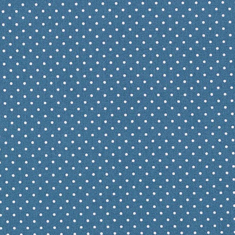 Coton enduit petits pois – bleu jean,  image number 1