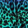 French Terry Sweat d’été Dégardé de couleurs léopard Impression numérique – lilas bleu/turquoise,  thumbnail number 3