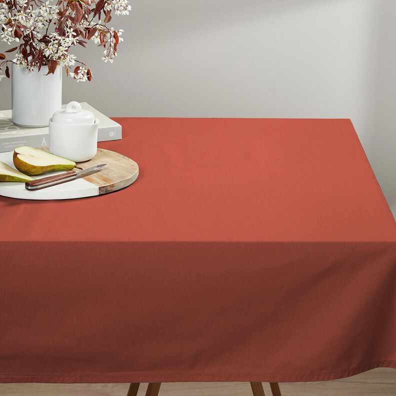 Tissu en coton Cretonne Uni – terre cuite, image number 5