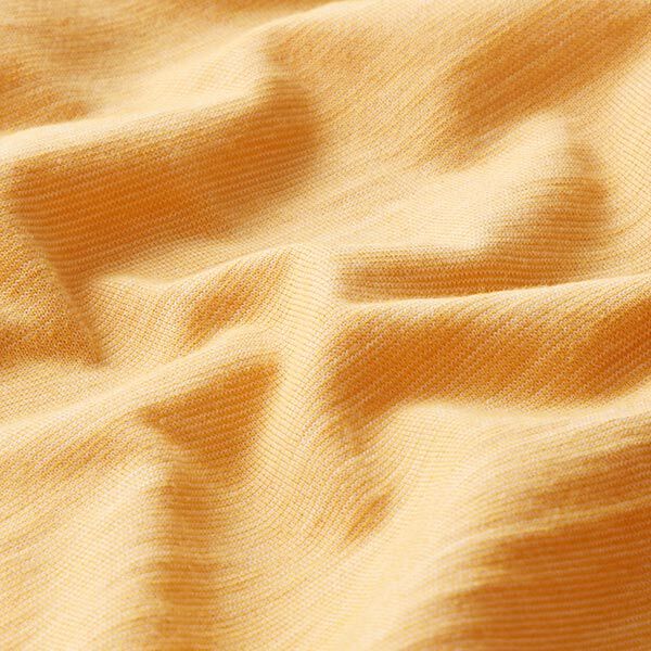 GOTS Jersey simple coton-laine fine rayures | Albstoffe – curry, image number 3