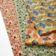 Tissu en coton Cretonne feuilles de palmier – beige clair/bleu,  thumbnail number 5