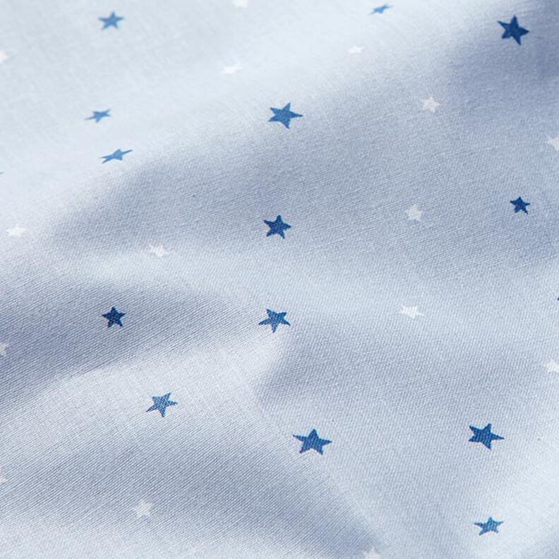 Tissu en coton Cretonne Étoiles – bleu, image number 2