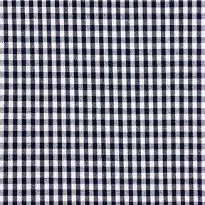 Tissu en coton Vichy à carreaux 0,5 cm – bleu noir/blanc, 