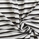 Maille côtelée rayures horizontales – blanc/noir,  thumbnail number 3