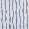 Tissu de décoration Semi-panama Rayures ondulées – bleu,  thumbnail number 1