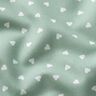 Popeline de coton bio Cœurs éparpillés – roseau,  thumbnail number 2