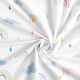 GOTS Jersey coton Monde arc-en-ciel aquarelle | Tula – blanc,  thumbnail number 3