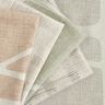 Tissu pour voilages Mélange lin Formes  – brun-marron/nature,  thumbnail number 5