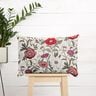 Tissu en coton Cretonne Fleurs colorées – raisin/nature,  thumbnail number 5
