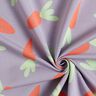 French Terry Sweat d’été grandes carottes – mauve,  thumbnail number 3