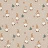 Jersey coton Lutins dans la neige – amande,  thumbnail number 1