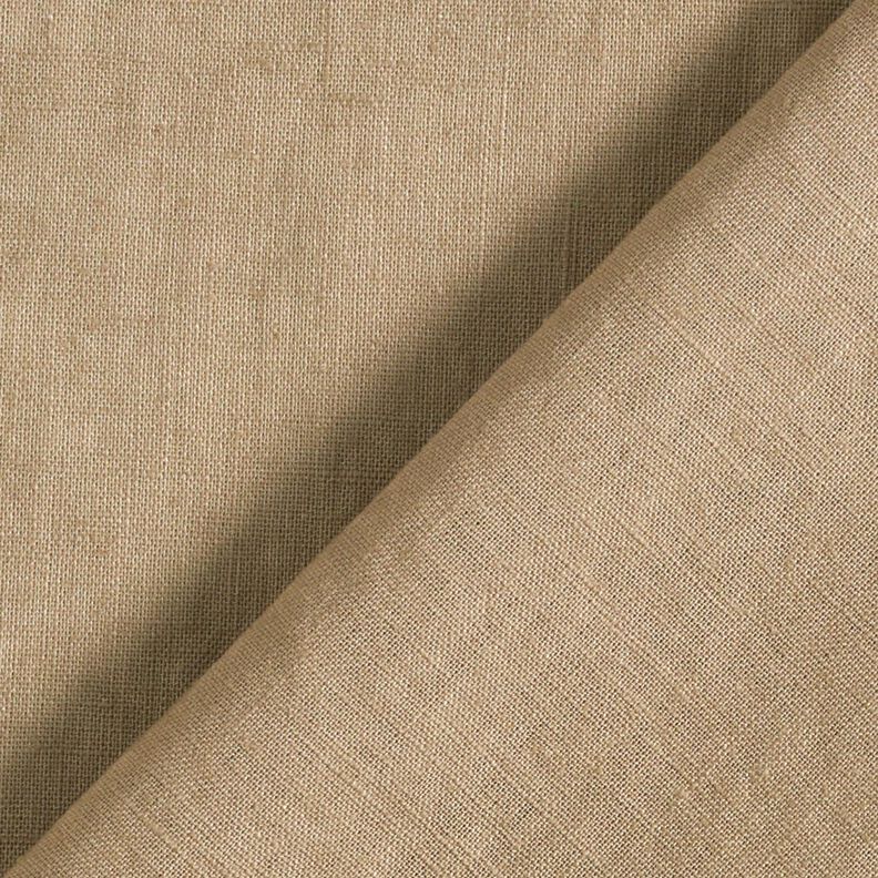 Lin mélangé léger prélavé – beige foncé,  image number 4