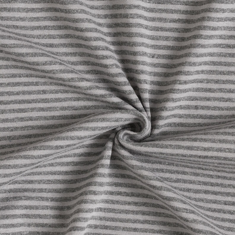 Bordures Tissu tubulaire à rayures – argent/gris foncé,  image number 3