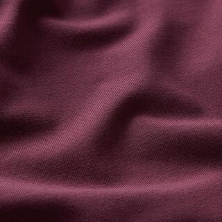 GOTS Jersey coton | Tula – aubergine, 