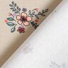 GOTS Jersey coton Fleurs éparses | Poppy Fabrics – amande,  thumbnail number 4