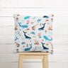 Tissu en coton Cretonne Animaux sous-marins – blanc/bleu aqua,  thumbnail number 7