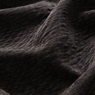 Tissu d’ameublement chenille effet 3D – marron noir, 